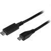 StarTech.com USB2CUB1M USB cable USB 2.0 39.4" (1 m) USB C Micro-USB B Black1