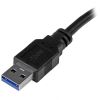 StarTech.com USB312SAT3CB cable gender changer USB 3.1 A SATA 7+15 pin Black2