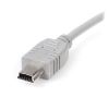 StarTech.com USB2HABM6IN USB cable USB 2.0 5.98" (0.152 m) USB A Mini-USB B Gray3