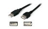 AddOn Networks 6" USB A - USB A USB cable USB 2.0 5.91" (0.15 m) Black1