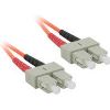 C2G Fiber Optic Duplex Patch, 2 x SC, 2 x SC, 26.25ft, Orange InfiniBand/fibre optic cable 315" (8 m)1