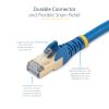 StarTech.com C6ASPAT2BL networking cable Blue 23.6" (0.6 m) Cat6a6