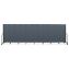 Portable Room Divider, 20 ft 5" x 0.75" x 6 ft, Vinyl/Fiberglass/Steel, Blue1