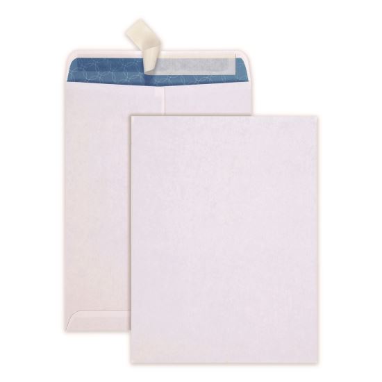 Redi-Strip Security Tinted Envelope, Antimicrobial, #10 1/2, Cheese Blade Flap, Redi-Strip Closure, 9 x 12, White, 100/Box1