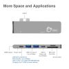 Siig JU-TB0512-S1 laptop dock/port replicator USB 3.2 Gen 1 (3.1 Gen 1) Type-C Gray3