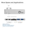 Siig JU-TB0212-S1 laptop dock/port replicator USB 3.2 Gen 1 (3.1 Gen 1) Type-C Silver4