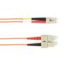 Black Box SC/LC, 50/125, 2m InfiniBand/fibre optic cable 78.7" (2 m) Orange1