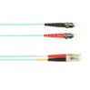 Black Box 5m, ST/LC InfiniBand/fibre optic cable 196.9" (5 m) OFNR Aqua color1