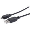 Manhattan 307161 USB cable USB 2.0 39.4" (1 m) USB A Micro-USB B Black1