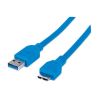 Manhattan 325424 USB cable USB 3.2 Gen 1 (3.1 Gen 1) 78.7" (2 m) USB A Micro-USB B Blue1