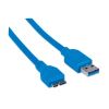 Manhattan 325424 USB cable USB 3.2 Gen 1 (3.1 Gen 1) 78.7" (2 m) USB A Micro-USB B Blue2