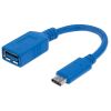 Manhattan 353540 USB cable USB 3.2 Gen 1 (3.1 Gen 1) 5.91" (0.15 m) USB C USB A Blue1