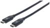 Manhattan 353526 USB cable USB 3.2 Gen 2 (3.1 Gen 2) 39.4" (1 m) USB C Black1