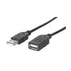 Manhattan 338653 USB cable USB 2.0 70.9" (1.8 m) USB A Black1