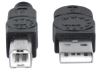 Manhattan USB A/USB B 1m USB cable USB 2.0 39.4" (1 m) Black5