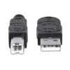 Manhattan 337779 USB cable USB 2.0 196.9" (5 m) USB A USB B Black5