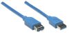 Manhattan 322447 USB cable USB 3.2 Gen 1 (3.1 Gen 1) 118.1" (3 m) USB A Blue2