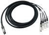 eNet Components QSFP-4SFP10G-CU1M-ENC InfiniBand/fibre optic cable 39.4" (1 m) QSFP+ 4x SFP+ Gray1