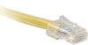 eNet Components Cat5e, 1ft networking cable Yellow 12" (0.305 m)1