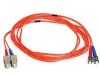 Monoprice 2608 InfiniBand/fibre optic cable 118.1" (3 m) 2x ST 2x SC OFNR Orange1