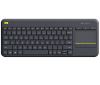 Logitech K400 Plus Tv keyboard Universal RF Wireless QWERTY US International Black1