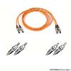 Belkin Fiber Optic Patch Cable - 20ft - 2 x ST, 2 x ST InfiniBand/fibre optic cable 236.2" (6 m) Orange1