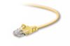 Belkin Cat5e, 1ft, 1 x RJ-45, 1 x RJ-45, Yellow networking cable 11.8" (0.3 m)1