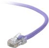 Belkin Cat5e, 25ft, 1 x RJ-45, 1 x RJ-45, Purple networking cable 300" (7.62 m)1