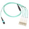 Belkin OM3 MTP - 4x LC, 1m InfiniBand/fibre optic cable 39.4" (1 m) Turquoise1