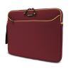 Mobile Edge SlipSuit Notebook Sleeve Red with Gold Trim 15.4" Sleeve case1