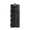 Tripp Lite TLP1208TEL surge protector Black 12 AC outlet(s) 120 V 94.5" (2.4 m)12