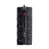 Tripp Lite TLP1208TELTV surge protector Black 12 AC outlet(s) 120 V 94.5" (2.4 m)13