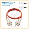 Tripp Lite N306-15M InfiniBand/fibre optic cable 590.6" (15 m) 2x SC OFNR Beige, Orange2