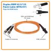 Tripp Lite N308-15M InfiniBand/fibre optic cable 590.6" (15 m) MT-RJ 2x ST OFNR Black, Orange2