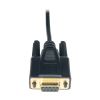 Tripp Lite P450-010 serial cable Black 118.1" (3 m) DB92