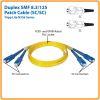 Tripp Lite N356-03M InfiniBand/fibre optic cable 118.1" (3 m) 2x SC OFNR Blue, Yellow2