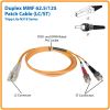Tripp Lite N318-15M InfiniBand/fibre optic cable 590.6" (15 m) 2x LC 2x ST OFNR Black, Gray, Orange, Red8
