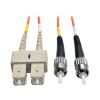 Tripp Lite N504-02M InfiniBand/fibre optic cable 78.7" (2 m) 2x SC 2x ST Orange1