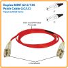 Tripp Lite N320-03M-RD InfiniBand/fibre optic cable 118.1" (3 m) 2x LC OFNR Gray, Red2