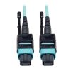 Tripp Lite N844-10M-12-P InfiniBand/fibre optic cable 396.1" (10.1 m) MTP Black, Turquoise1