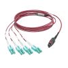 Tripp Lite N845-03M-8L-MG InfiniBand/fibre optic cable 118.1" (3 m) MPO/MTP 8x LC CMP Black, Magenta, Turquoise3