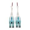 Tripp Lite N821-02M-MG-T InfiniBand/fibre optic cable 78.7" (2 m) 2x LC Magenta, Turquoise, White1