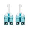 Tripp Lite N821-02M-MG-T InfiniBand/fibre optic cable 78.7" (2 m) 2x LC Magenta, Turquoise, White4