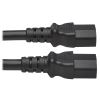 Tripp Lite P032-002-2C13 power cable Black 24" (0.61 m) C13 coupler C20 coupler8