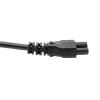 Tripp Lite P013-010 power cable Black 118.1" (3 m) NEMA 5-15P C5 coupler4