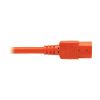 Tripp Lite P018-002-AOR power cable Orange 23.6" (0.6 m) C14 coupler C15 coupler5