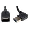 Tripp Lite UR024-18N-RA USB cable USB 2.0 18.1" (0.46 m) USB A Black1