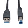 Tripp Lite U322-003-BK USB cable USB 3.2 Gen 1 (3.1 Gen 1) 35.8" (0.91 m) USB B USB A Black1