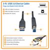 Tripp Lite U322-003-BK USB cable USB 3.2 Gen 1 (3.1 Gen 1) 35.8" (0.91 m) USB B USB A Black2