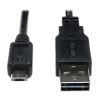 Tripp Lite UR050-001-24G USB cable USB 2.0 11.8" (0.3 m) USB A Micro-USB B Black1